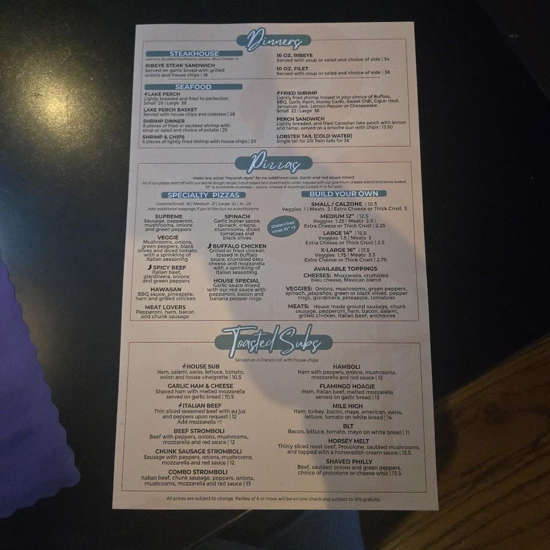 Flamingo Pizza Of Miller Menu image 1